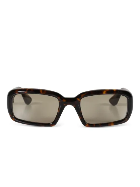 Port Tanger Mektoub tortoiseshell rectangle-frame sunglasses