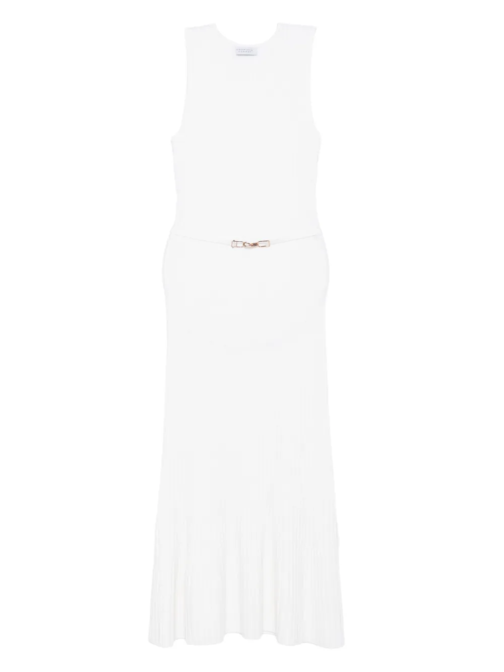Gabriela Hearst Mouwloze jurk Beige
