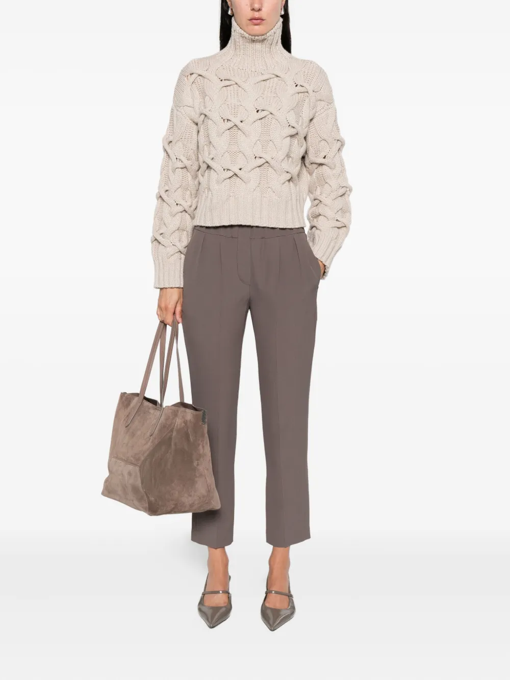 Brunello Cucinelli Kasjmier sweater Beige