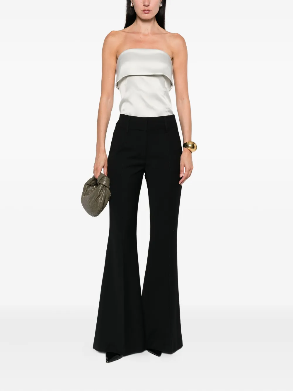 Gabriela Hearst Wollen broek Zwart