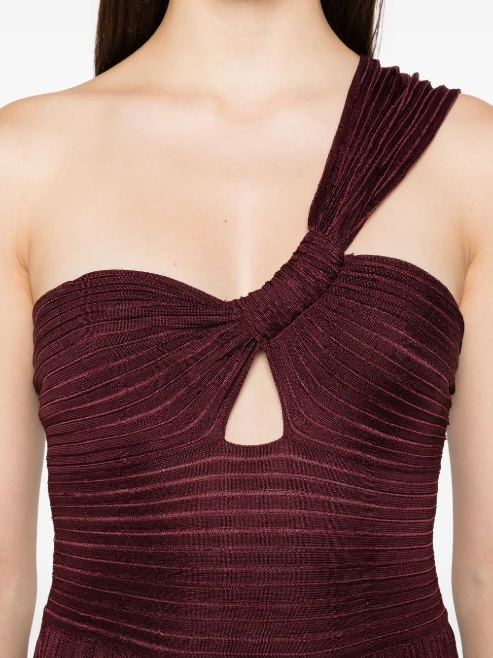 Gabriela Hearst Geplooide jurk Rood