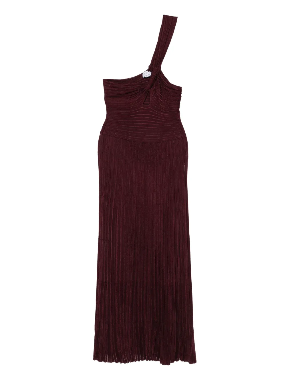 Gabriela Hearst Geplooide jurk Rood