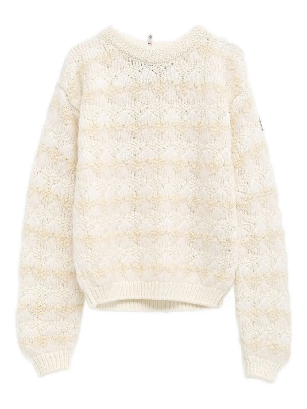 Moncler Grenoble Gestreepte trui Beige