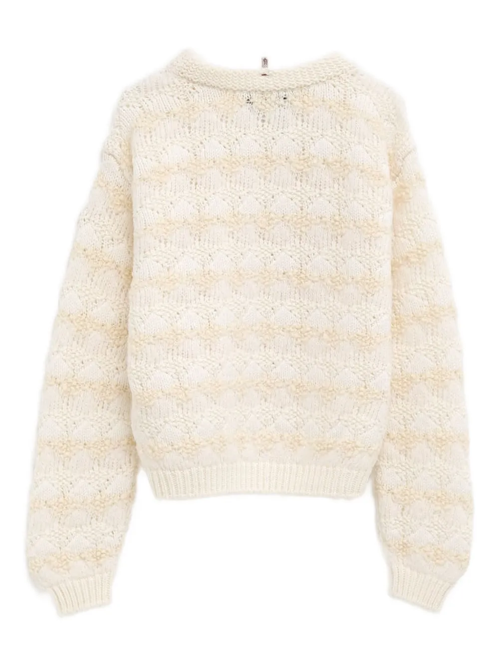 Moncler Grenoble Gestreepte trui Beige