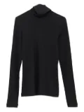 FLORE FLORE turtleneck long-sleeve sweater - Black