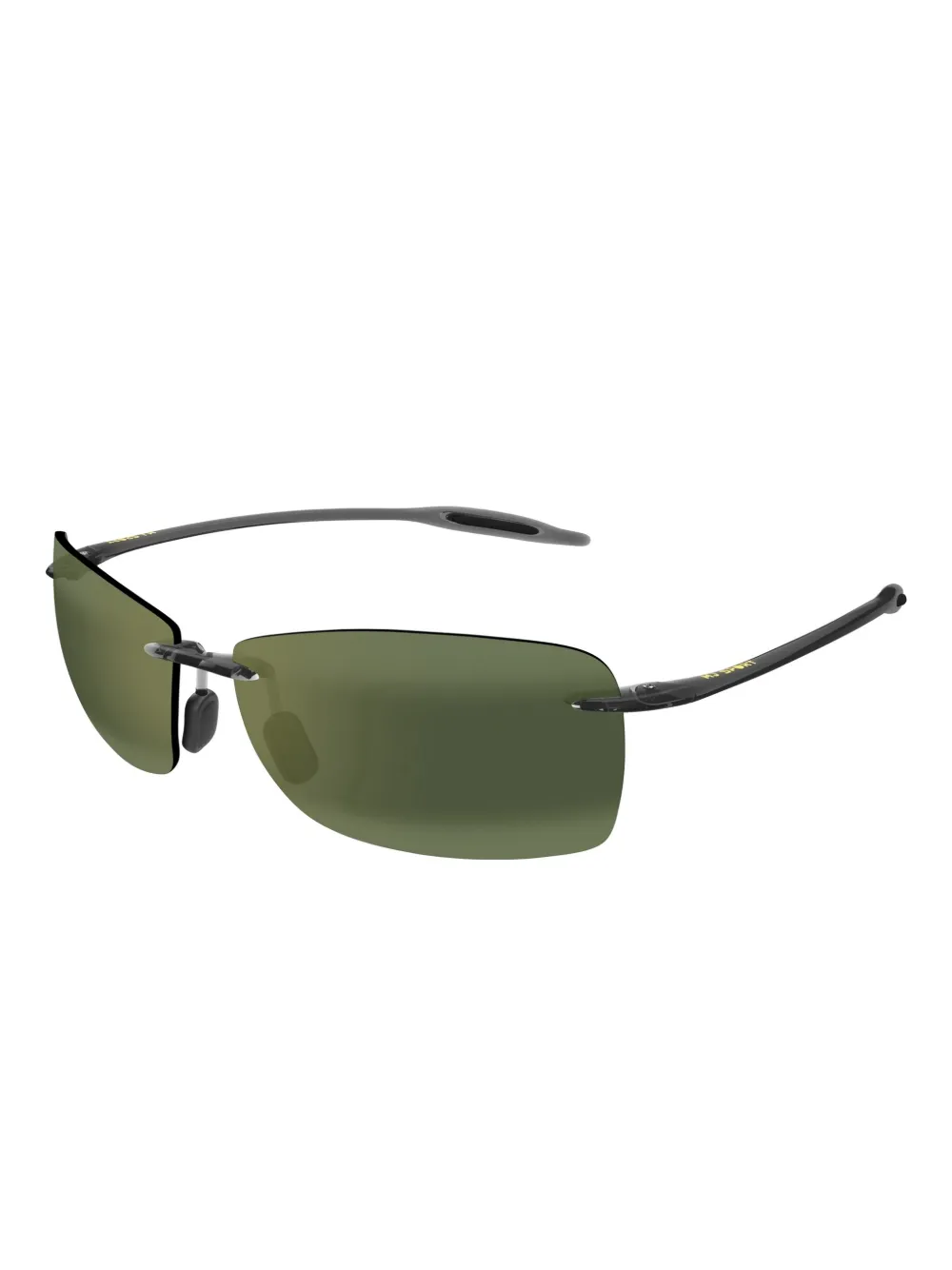 Maui Jim Zonnebril met rechthoekig montuur Grijs