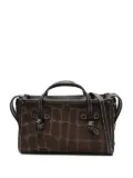 GIANNI CHIARINI small Marcella Joy crocodile-embossed top-handle shoulder bag - Brown