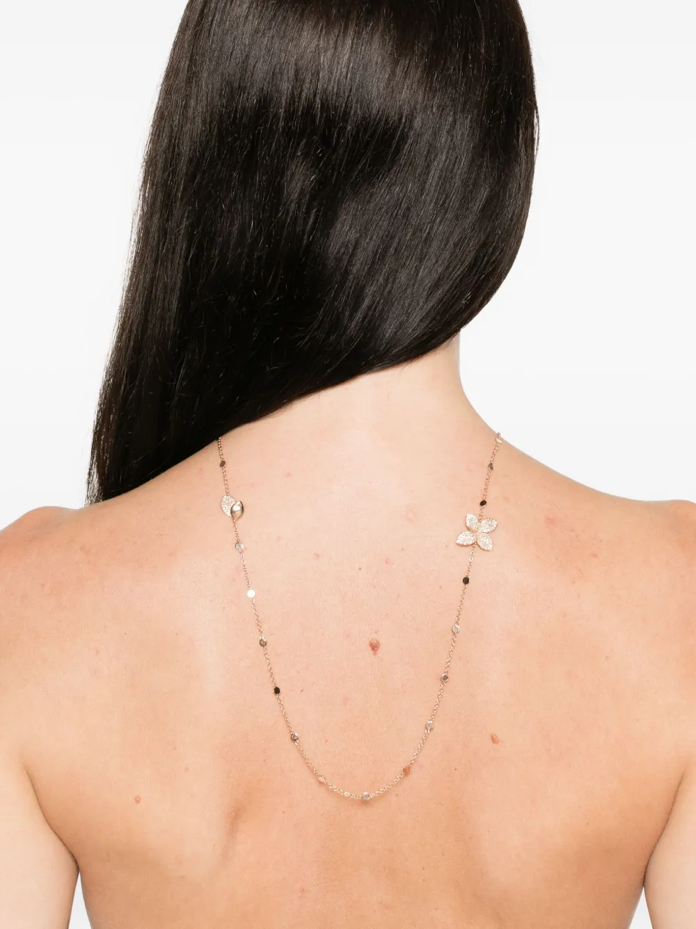 18k Rose Gold Giardini Segreti Opera Diamond Necklace