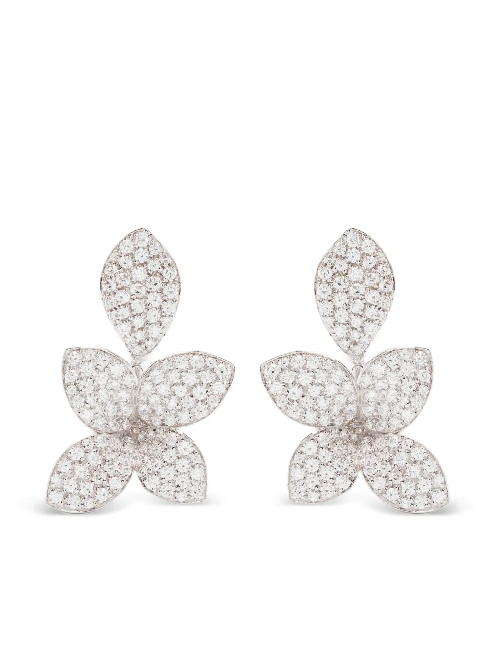 Pasquale Bruni Orecchini Giardini Segreti in oro bianco 18 carati con diamanti | argento | Image 1