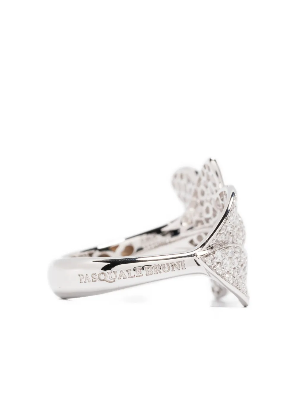  Pasquale Bruni 18k White Gold Giardini Segreti Diamond Ring - Silver 