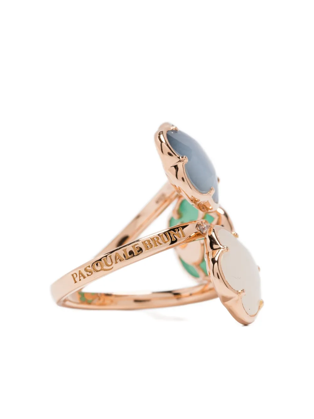  Pasquale Bruni 18k Rose Gold Petit Joli Lunaire Multi-stone Diamond Ring - Pink 