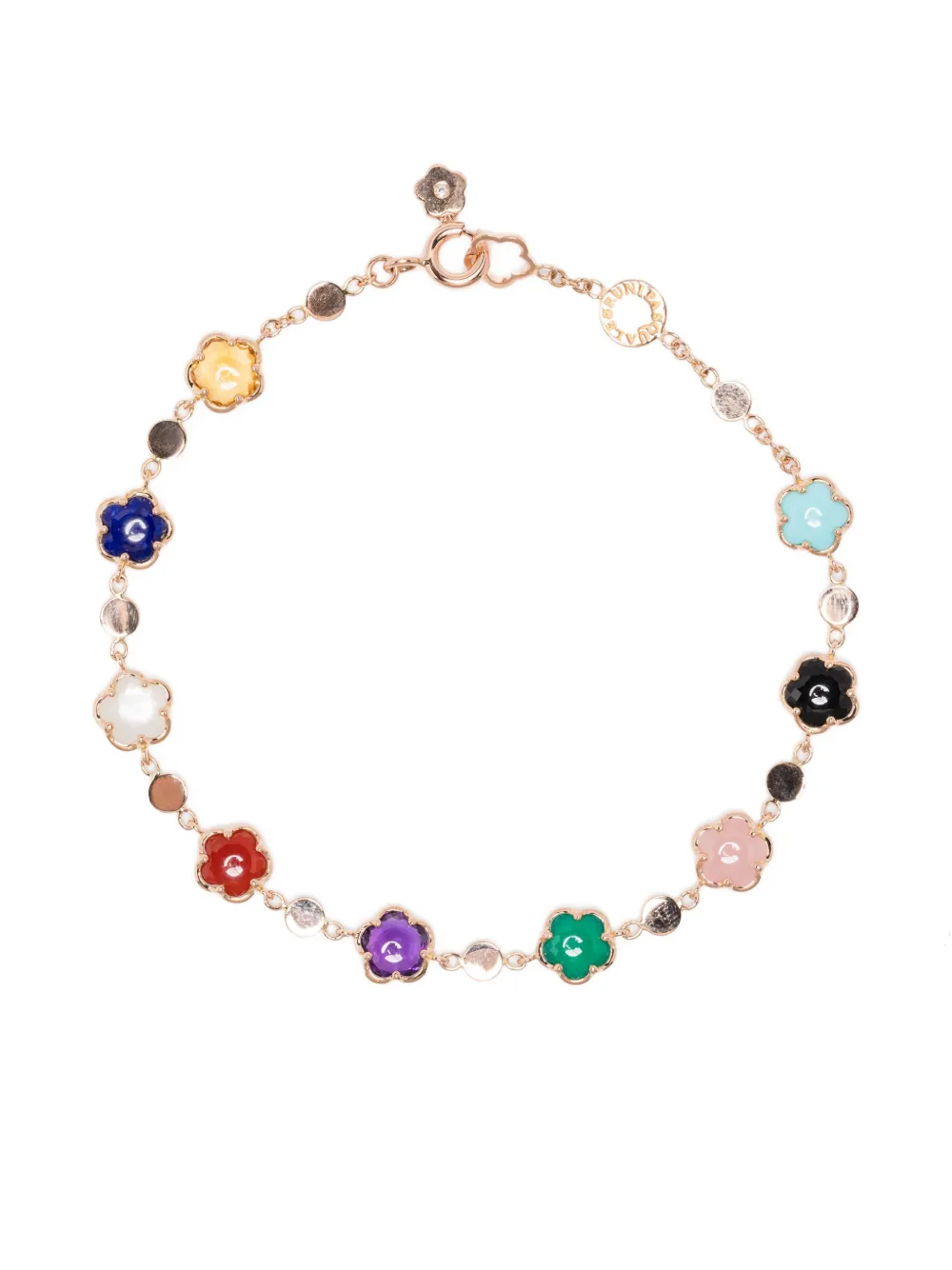 Pasquale Bruni 18kt Figlia dei Fiori Rotgoldarmband mit Steinen