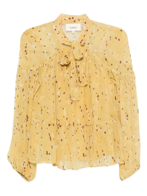 Ba&Sh Kamala pleated blouse