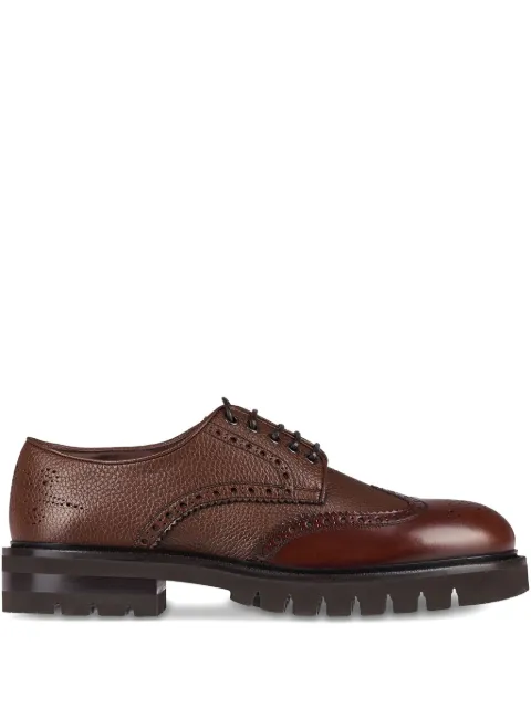 Ferragamo leather brogue shoes