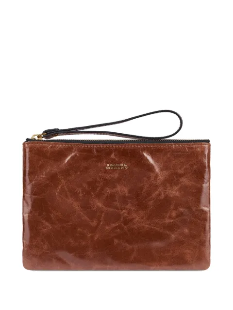 ISABEL MARANT small Mino leather clutch bag