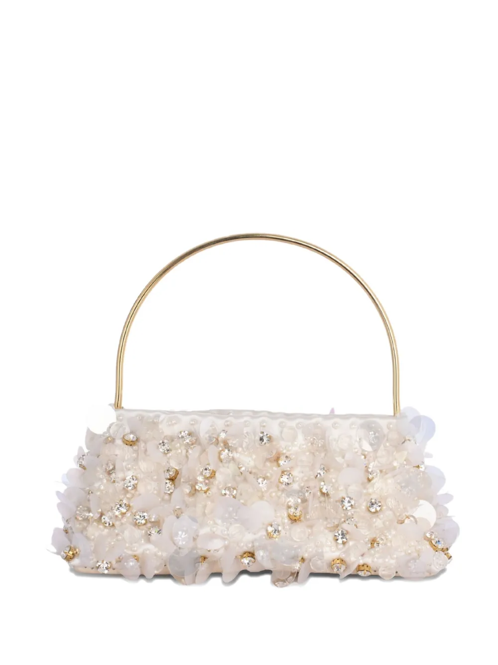 Vanina Eclat de Lune sequin-embellished clutch bag | blanc | Image 1