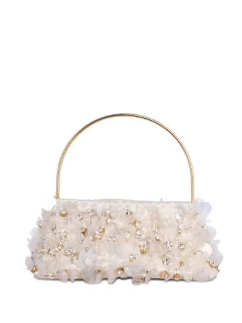 Vanina Eclat de Lune sequin-embellished clutch bag