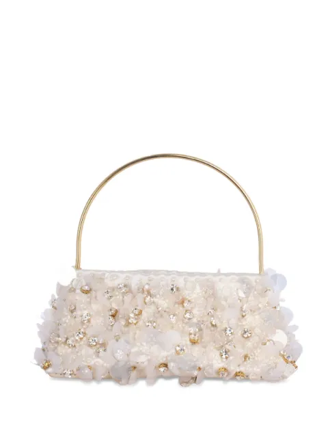 Vanina Eclat de Lune sequin-embellished clutch bag
