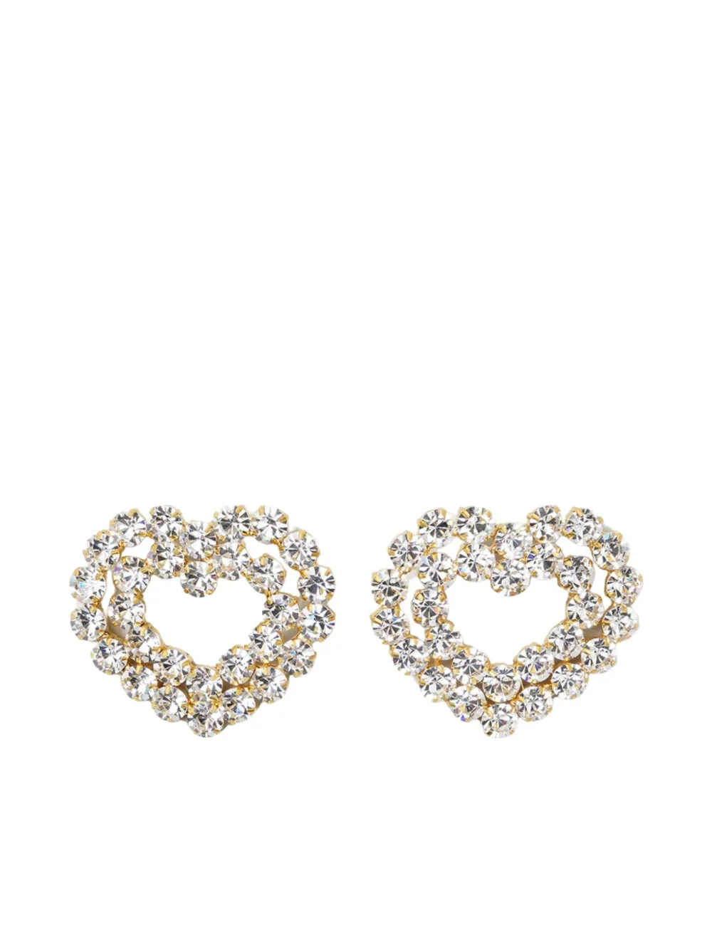 Vanina Crystal Heart Earrings