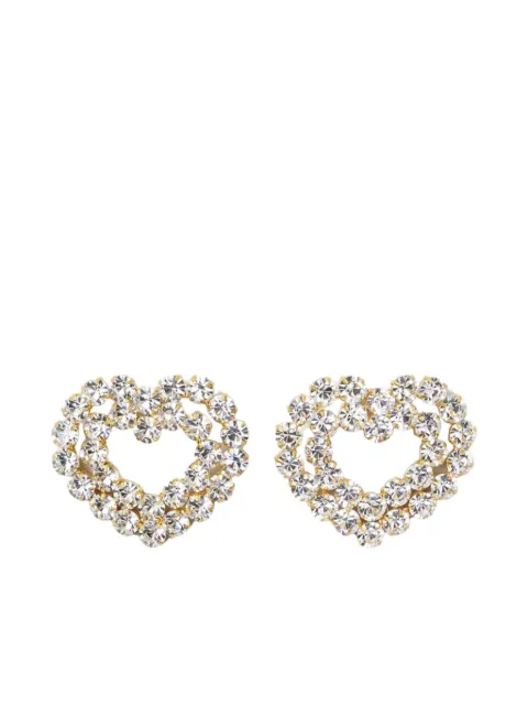 Vanina crystal heart earrings