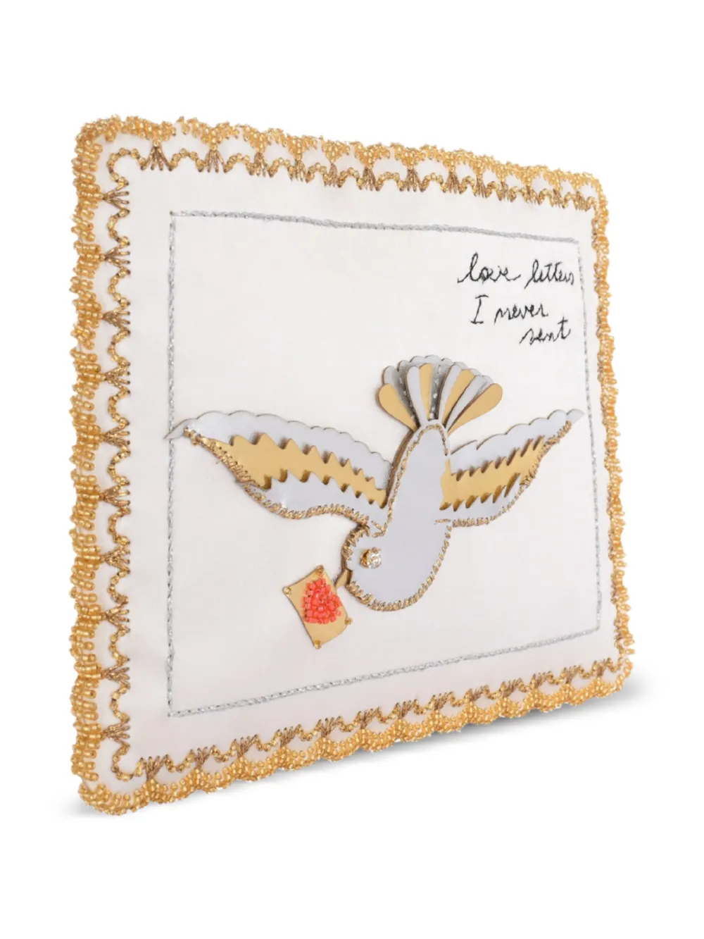 Vanina Love Stamp embroidered clutch | Image 2