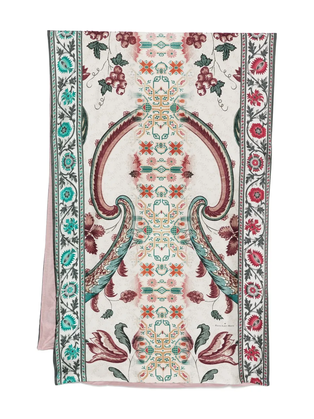 Pierre-Louis Mascia paisley-print scarf Grijs