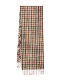 Pierre-Louis Mascia houndstooth-print scarf - Neutrals