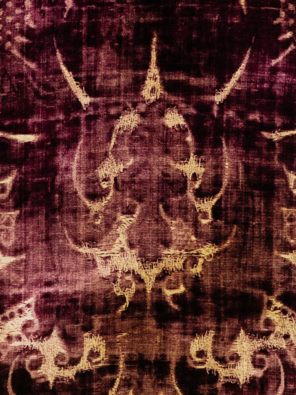 Pierre-Louis Mascia Kanadas damask-pattern scarf Paars