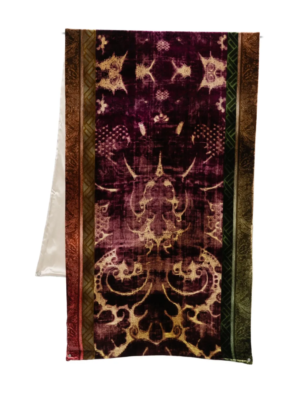 Pierre-Louis Mascia Kanadas damask-pattern scarf Paars