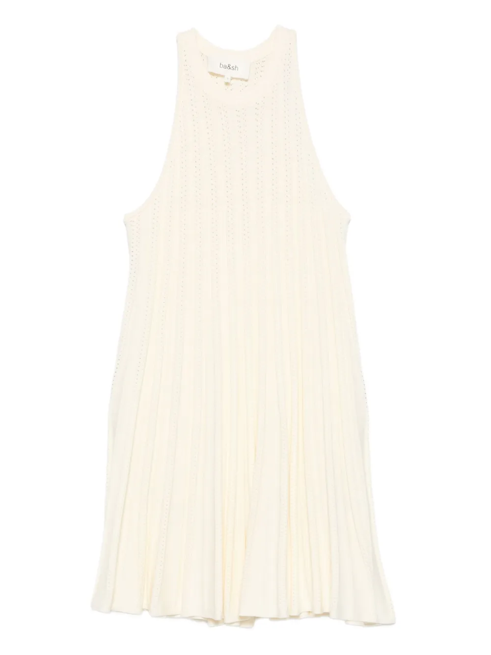 Ba&Sh Sinnta pleated eyelet dress | Neutrals | Image 1