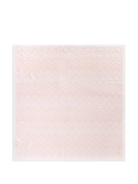 Missoni Kids zigzag-pattern blanket
