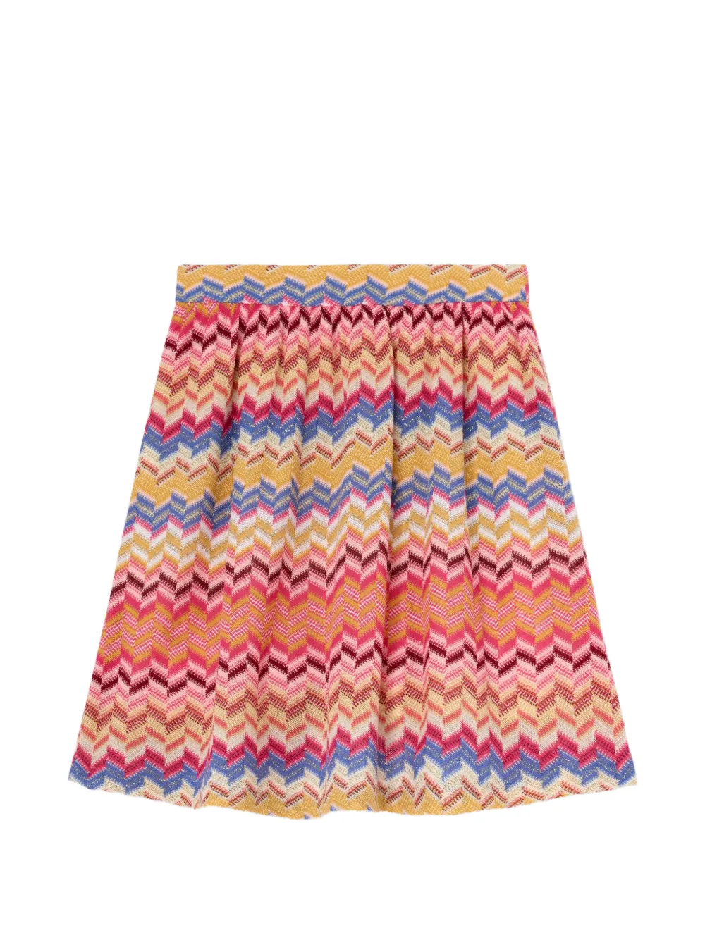  Missoni Kids Zigzag-pattern Skirt - Pink 