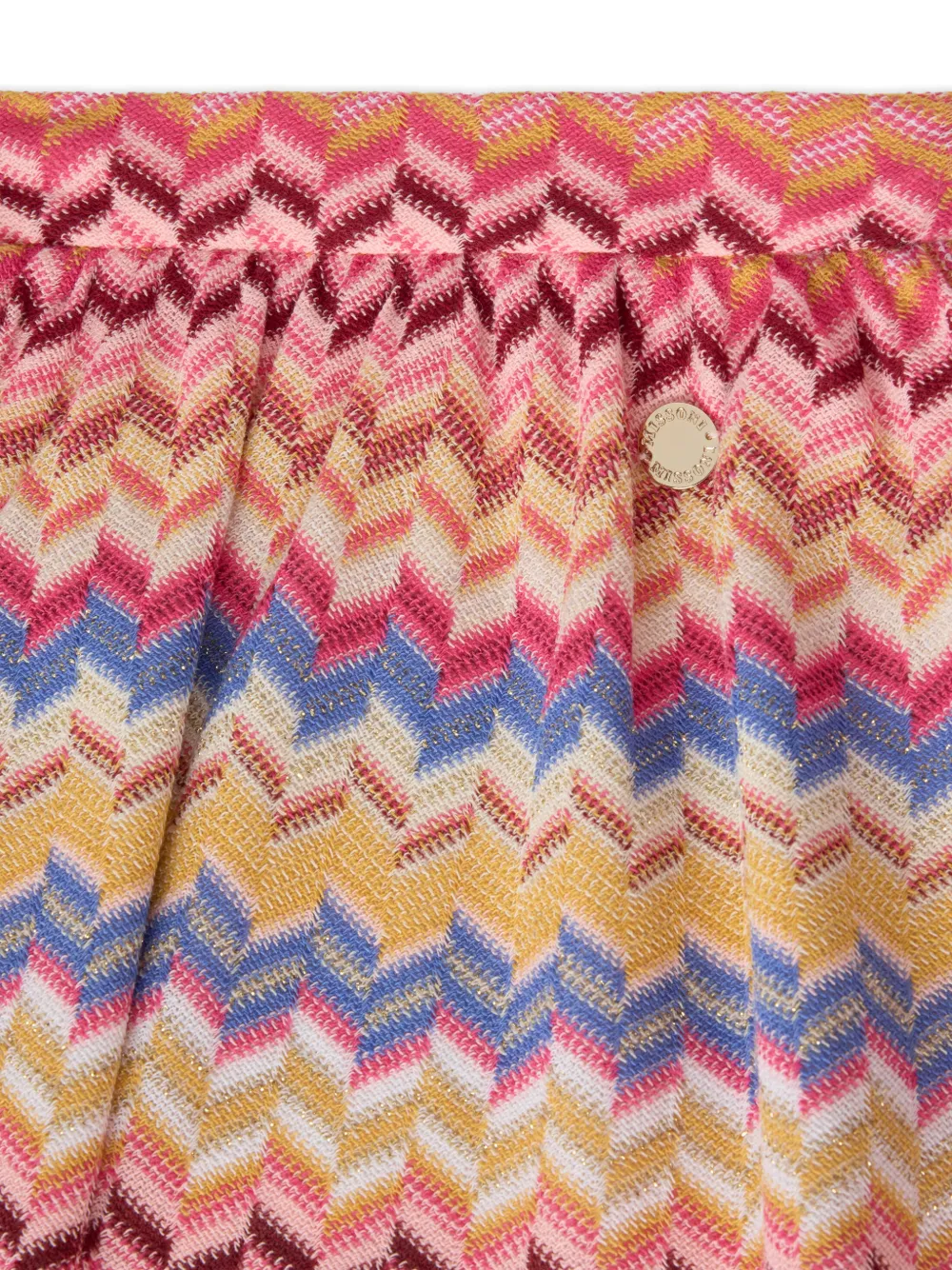  Missoni Kids Zigzag-pattern Skirt - Pink 