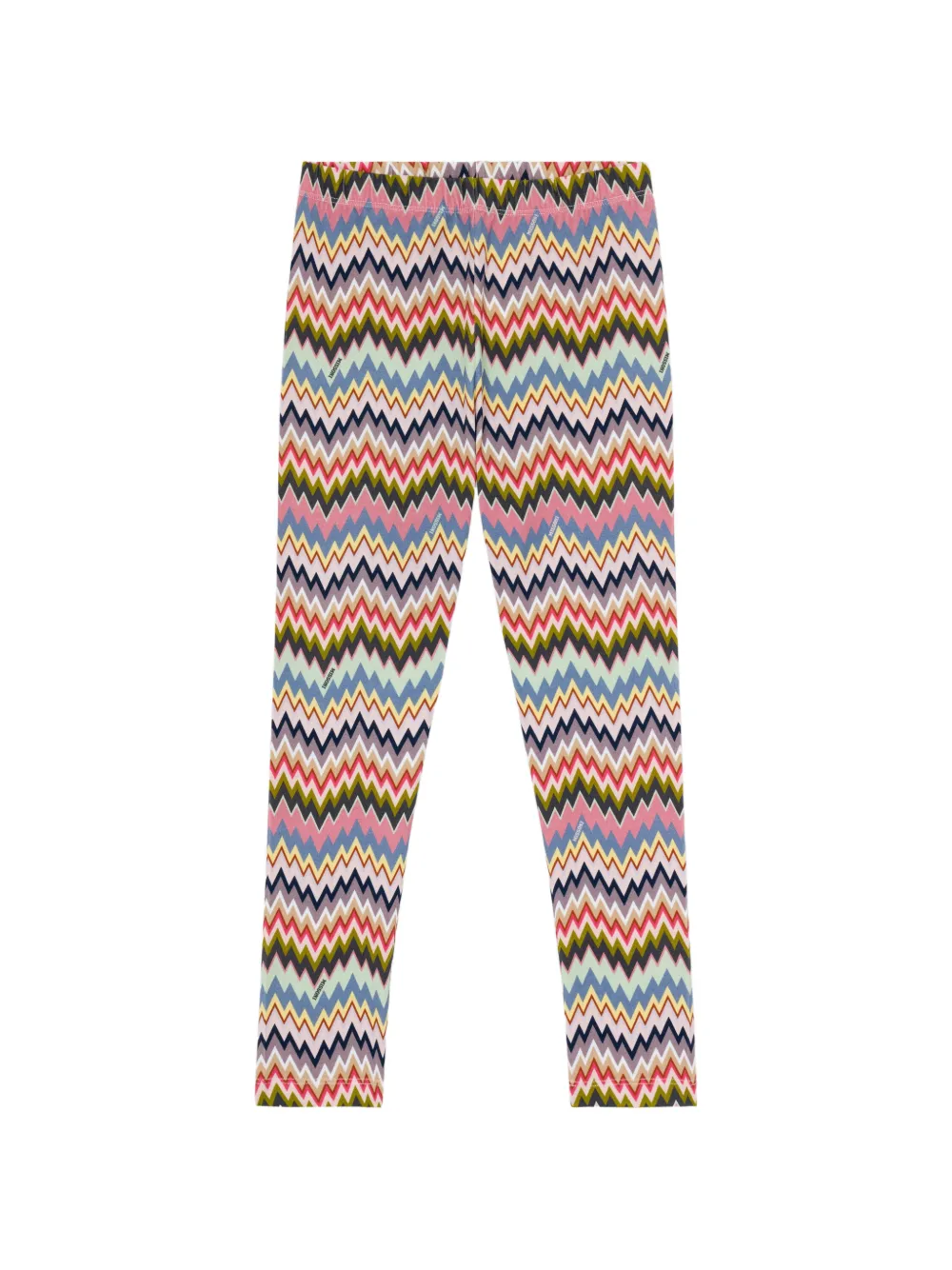 Missoni Kids zigzag-pattern trousers - Rosa