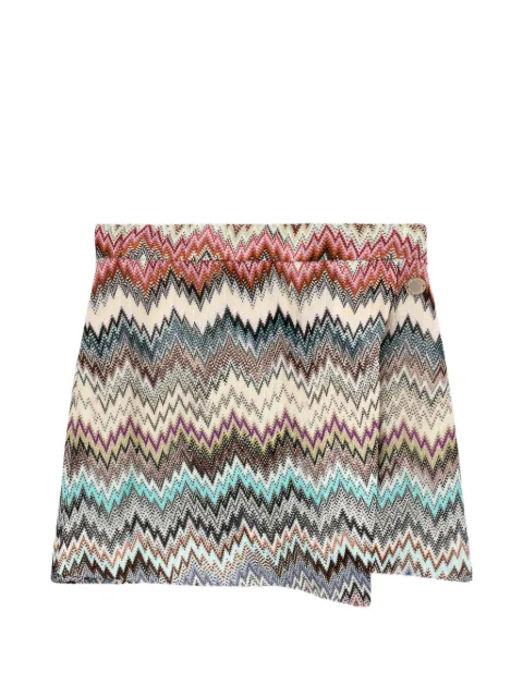 Missoni Kids zigzag-pattern mini skirt