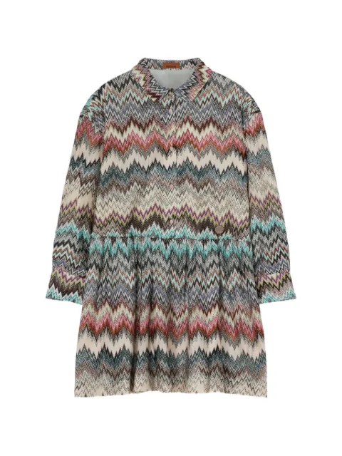 Missoni Kids zigzag-pattern dress