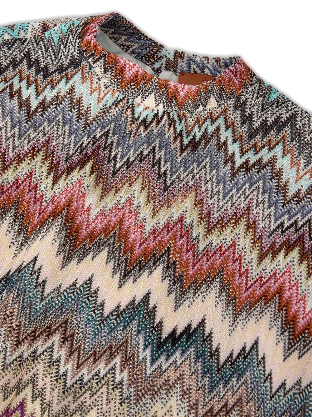  Missoni Kids Zigzag-pattern Top - Neutrals 