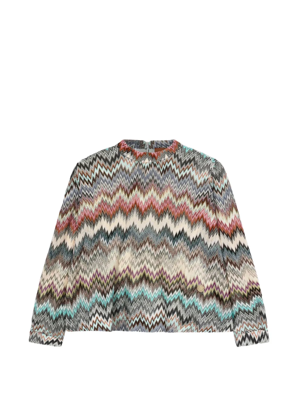 Missoni Kids zigzag-pattern top - Toni neutri