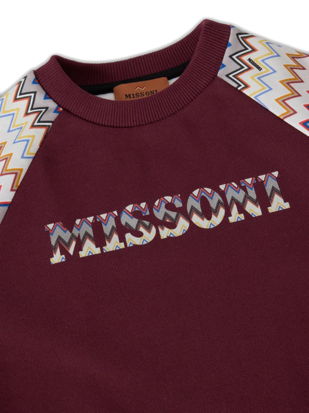 Zigzag-Pattern Sweatshirt