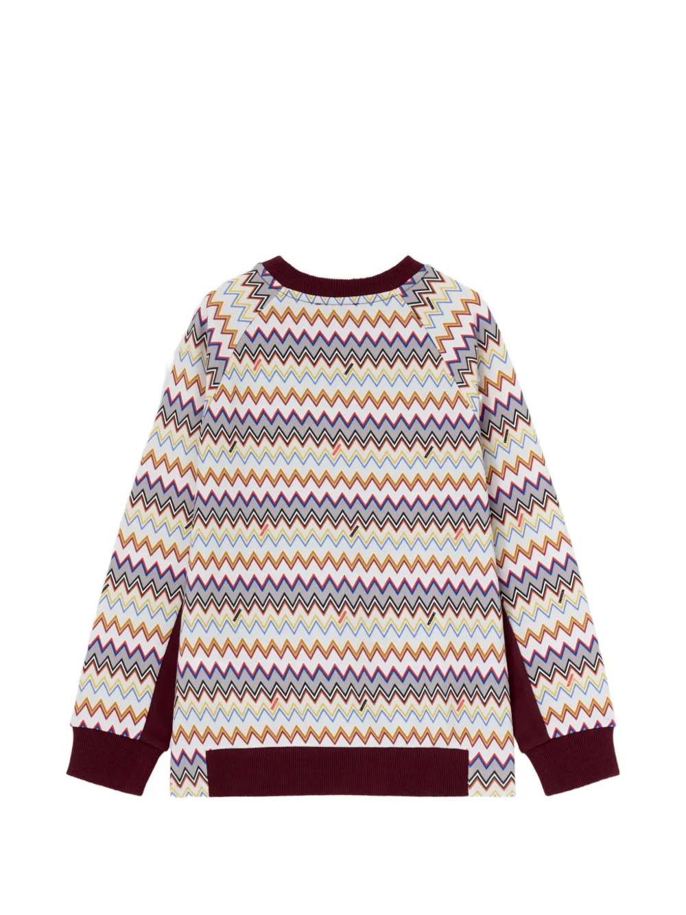 Zigzag-Pattern Sweatshirt
