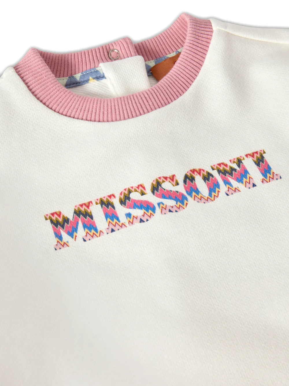 Chevron-Sleeve Sweatshirt