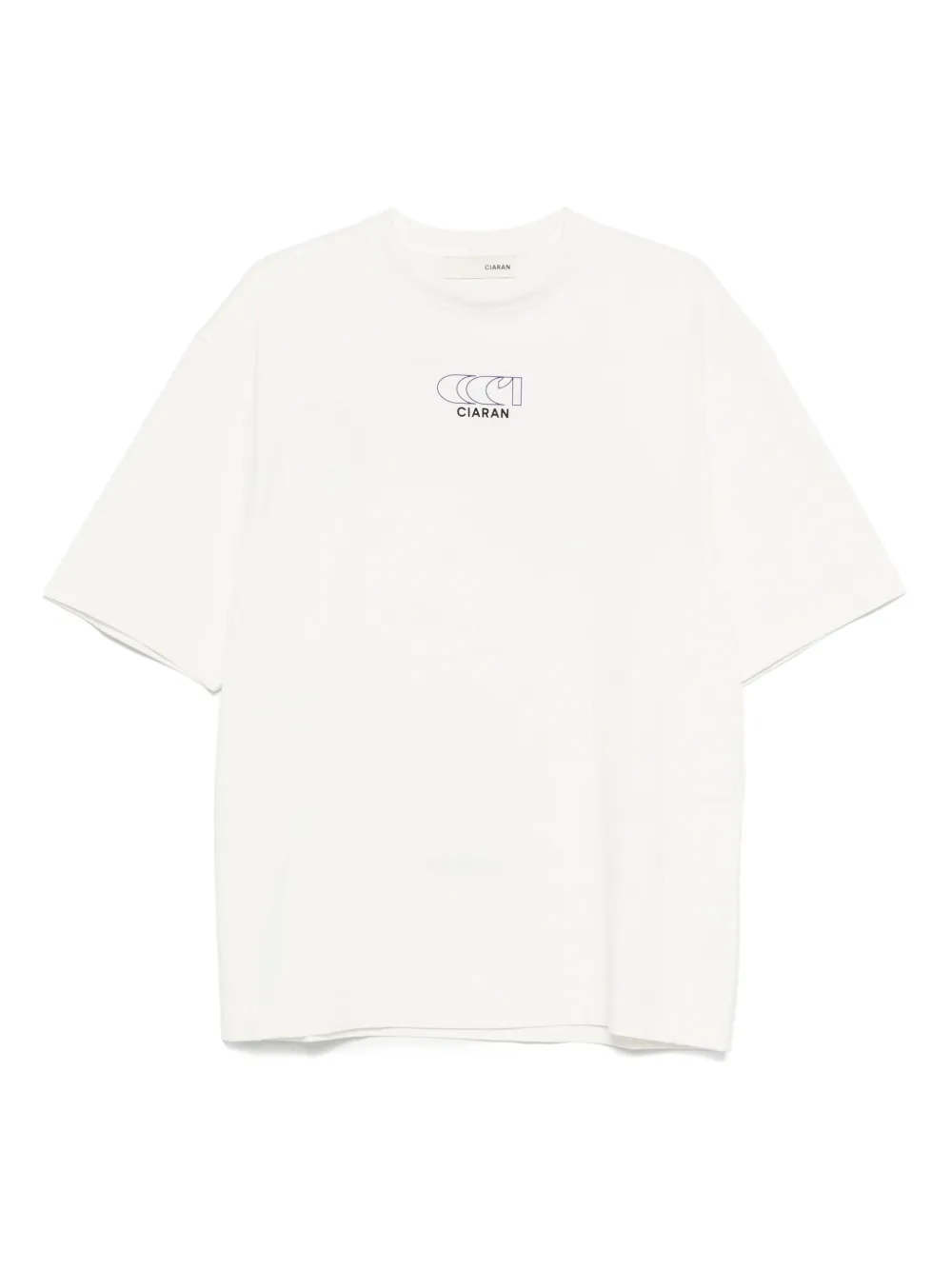 CIARAN logo-detail T-shirt | White | Image 1