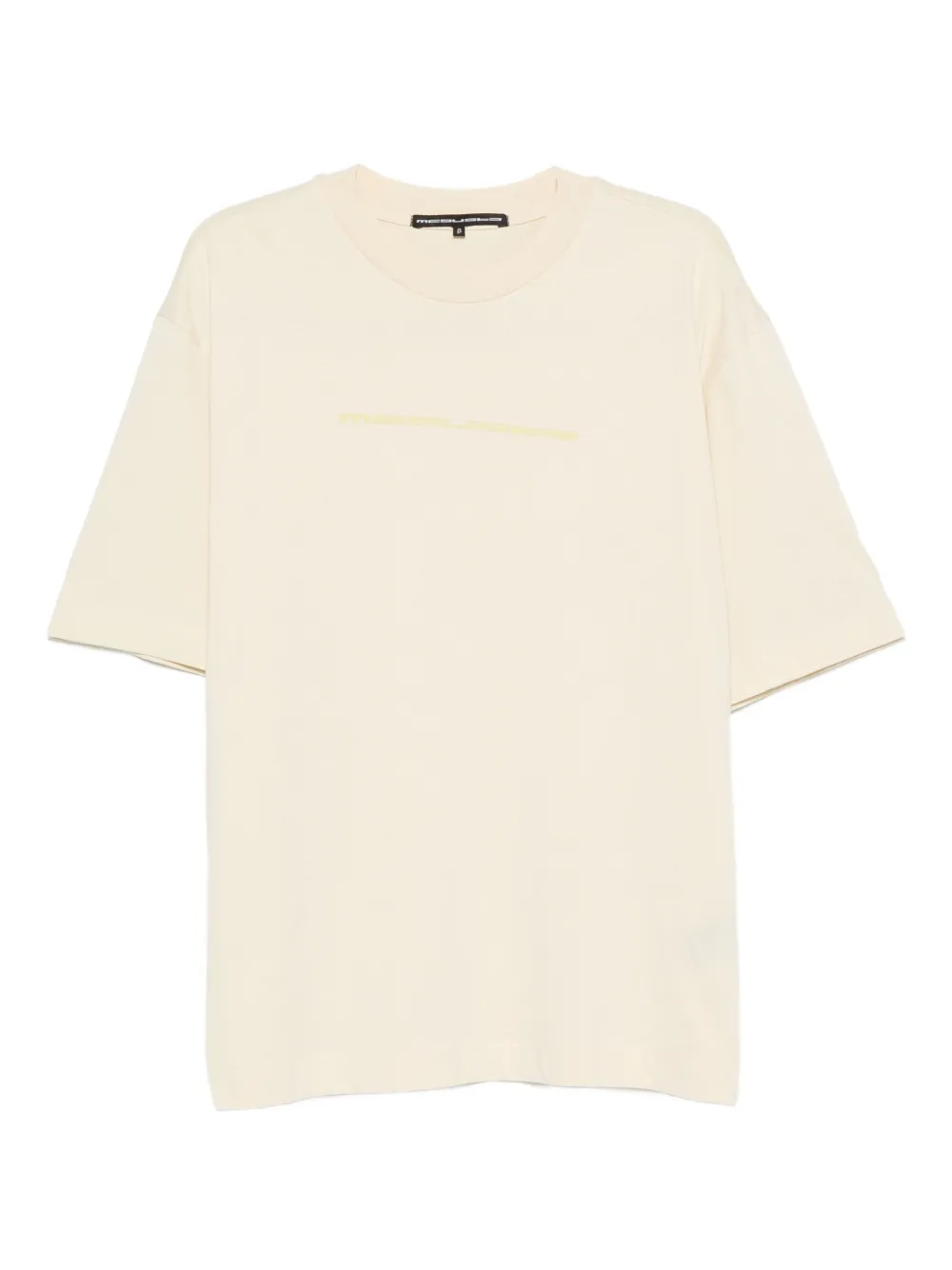 MEGUSTA  logo-print T-shirt | Neutrals | Image 1
