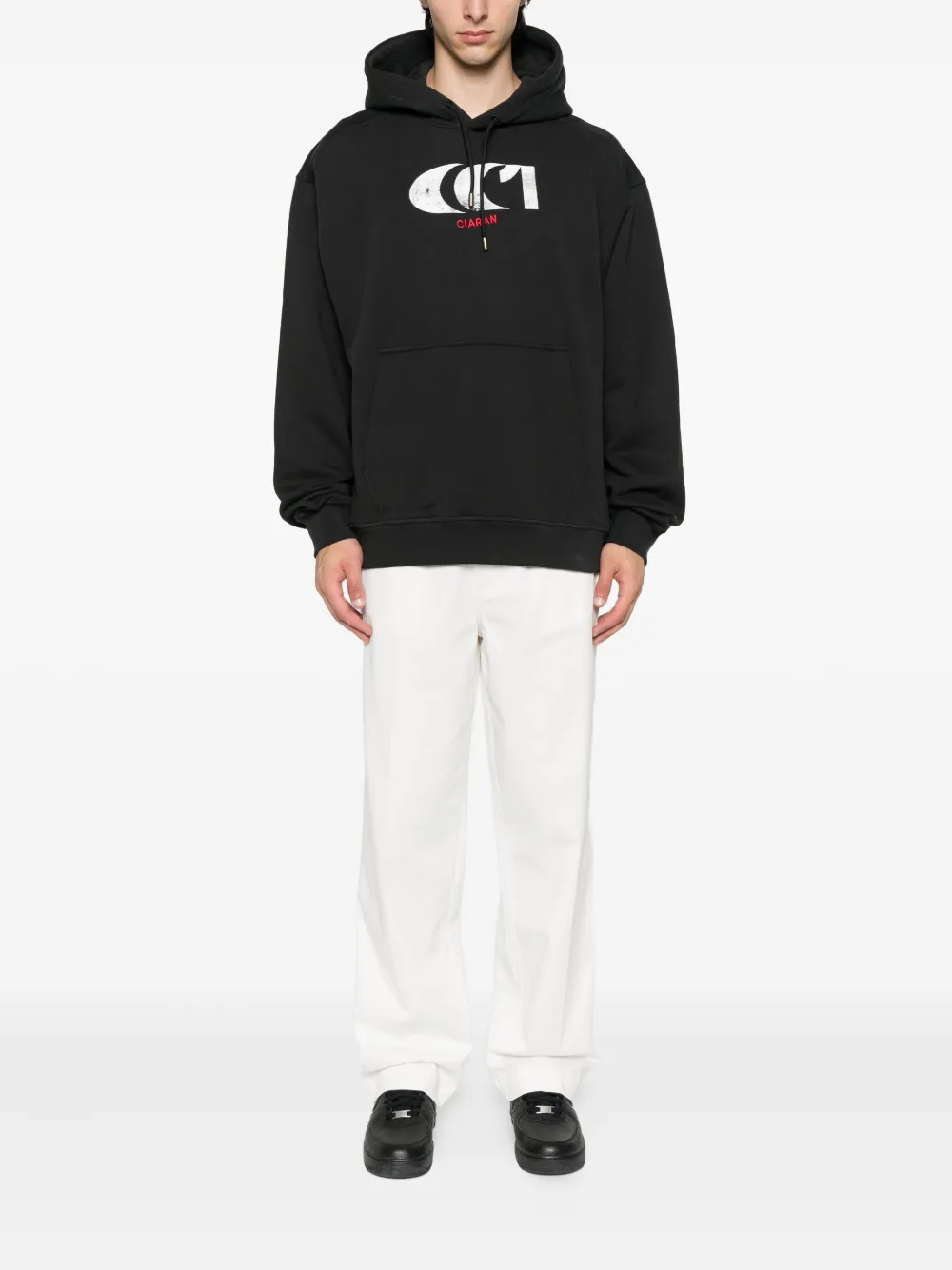 CIARAN logo-print cotton hoodie | Hoodies | Image 2