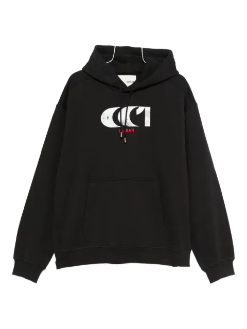 CIARAN logo-print cotton hoodie