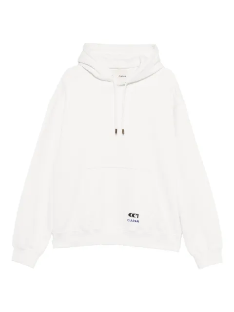 CIARAN logo-detail hoodie