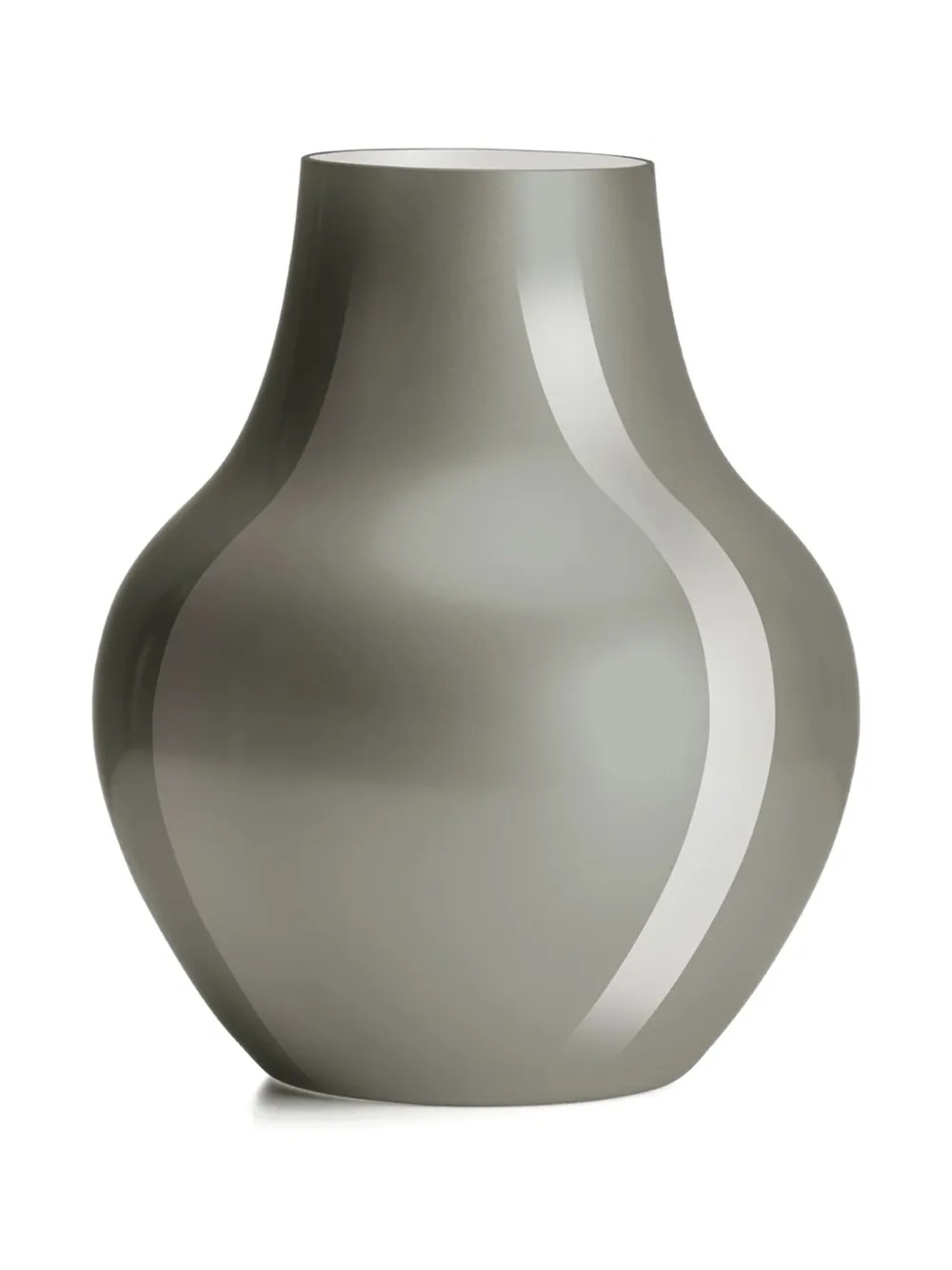 Ivv Glass Vase In Gray