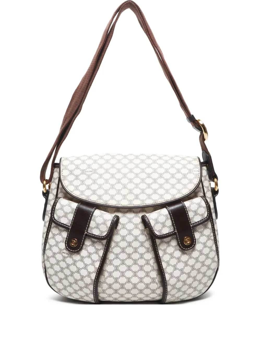 Céline Pre-Owned 1990-2010 Macadam shoulder bag | White | Image 1