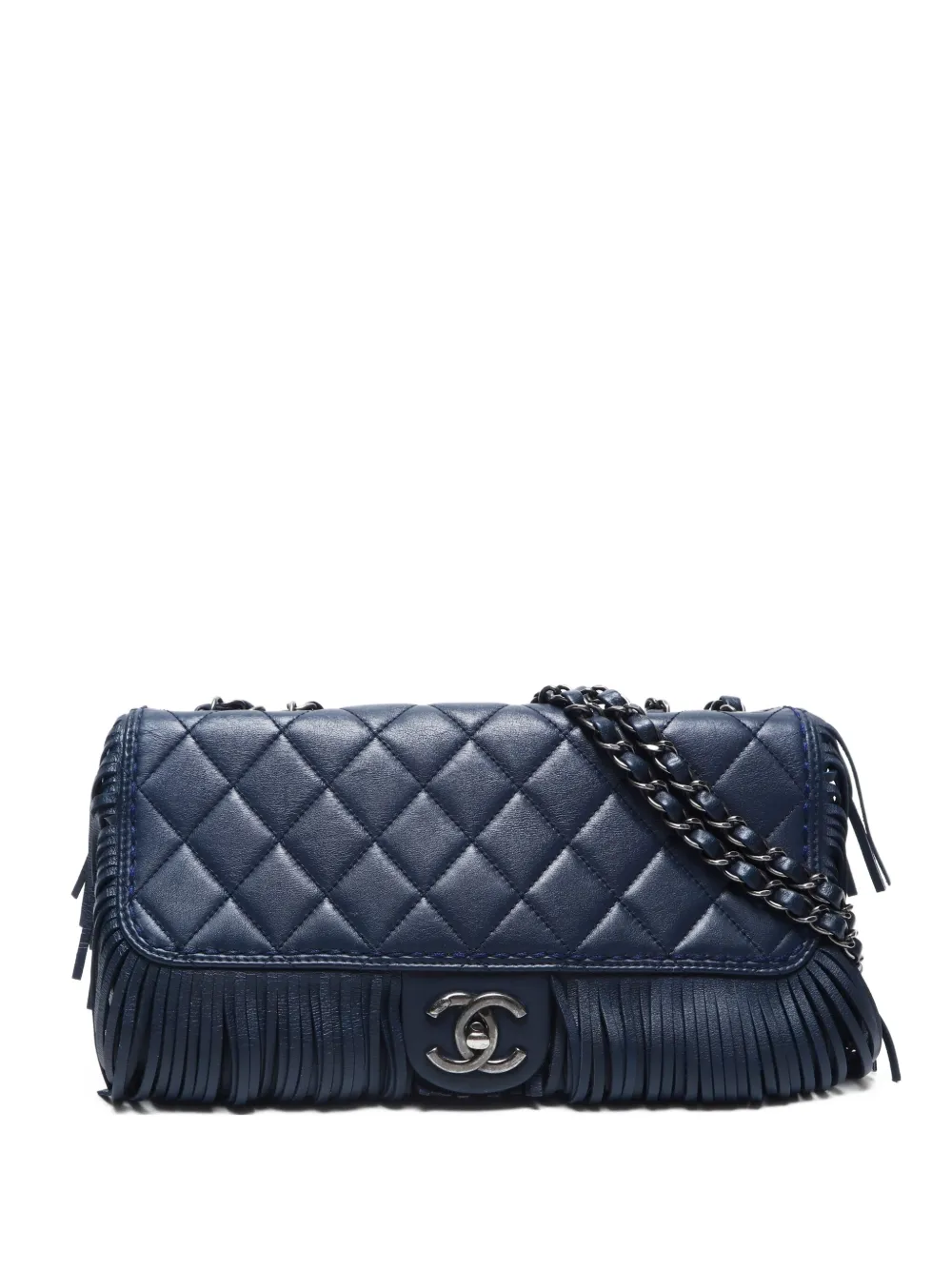 CHANEL Pre-Owned 2014 キルティング ショルダーバッグ - ブルー CHANEL Pre-Owned 2014 キルティング ショルダーバッグ - ブルー