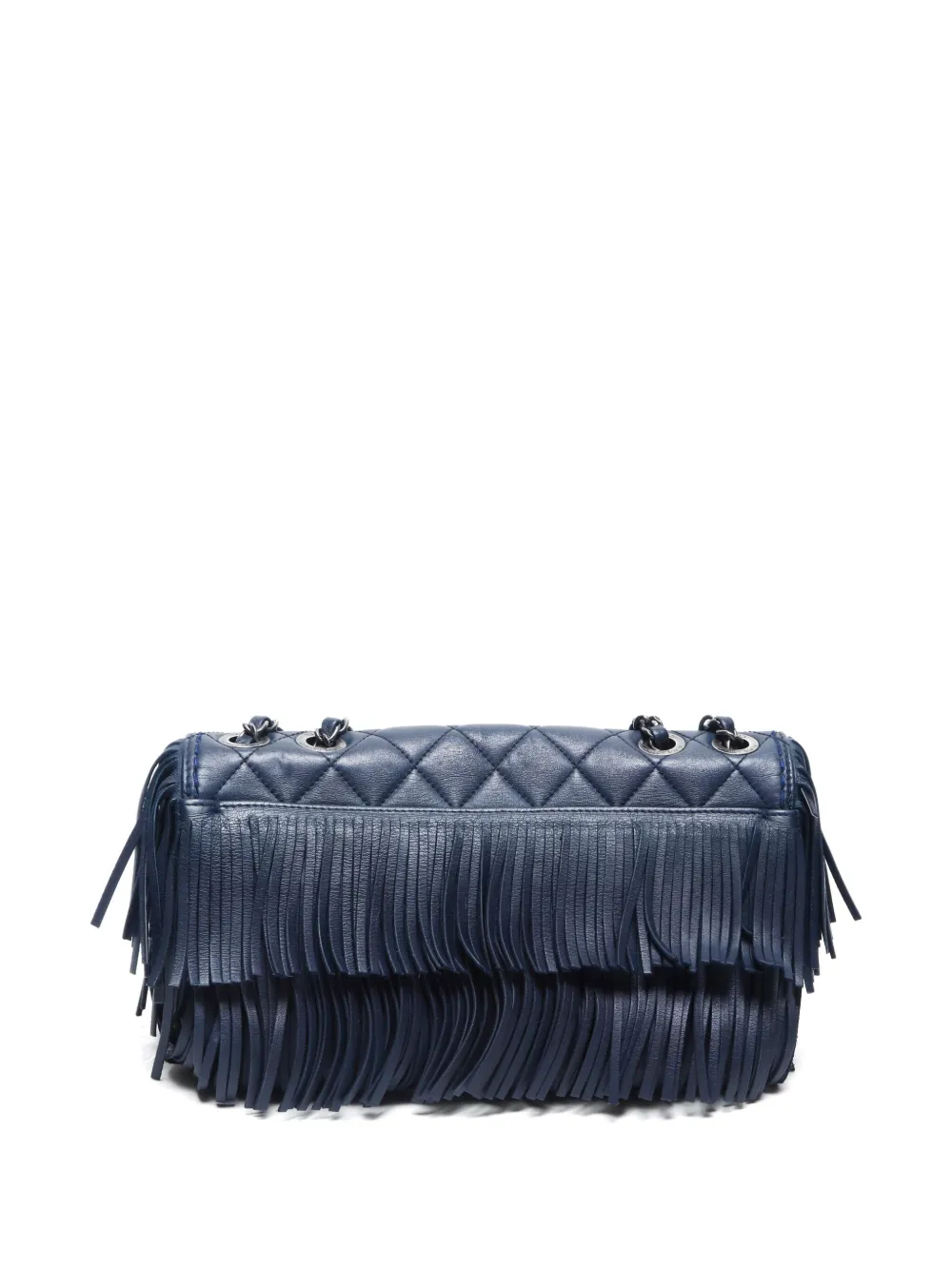 CHANEL Pre-Owned 2014 quilted fringe-detailling shoulder bag | Pre-Owned | Image 2